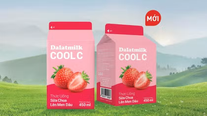 Câu chuyện thiên nhiên qua Thức uống sữa chua lên men Dâu Dalatmilk Cool C