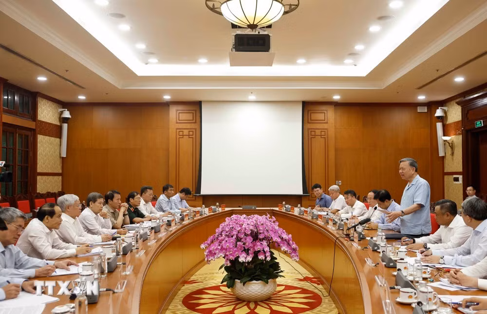 Tổng Bí thư, Chủ tịch nước Tô Lâm phát biểu. (Ảnh: Thống Nhất/TTXVN)