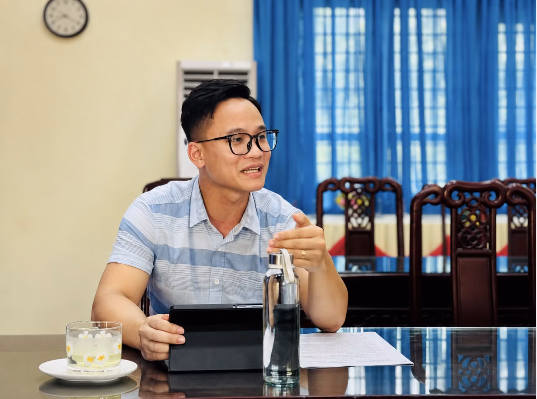 Hoàng Anh Đức, Bí thư Đảng ủy xã Sảng Mộc (huyện Võ Nhai).
