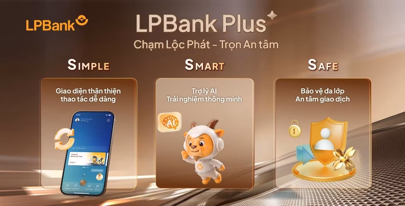 LPBank Plus: Chạm một ứng dụng, trải nghiệm ngân hàng số thông minh.