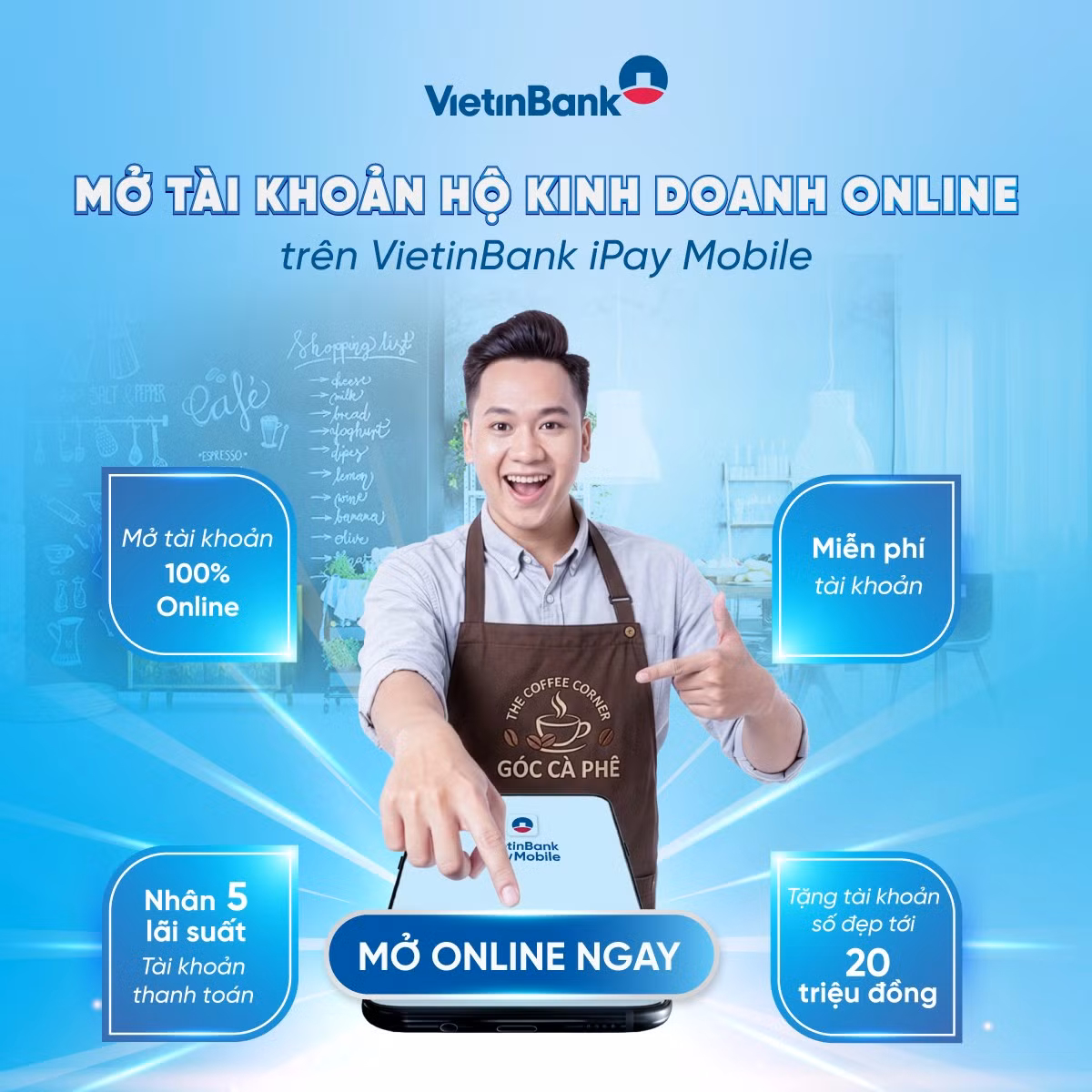 VietinBank triển khai mở tài khoản Hộ kinh doanh online trên iPay ảnh 3