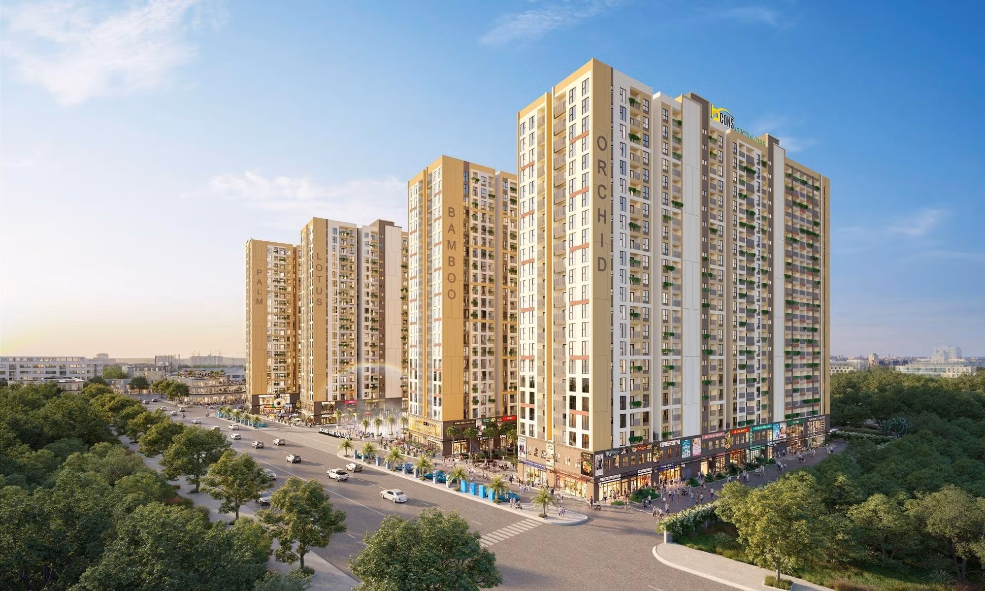  Bcons Central Park tiếp tục là một trong những dự án tiêu biểu của tập đoàn Bcons ứng dụng công nghệ B.I.M.