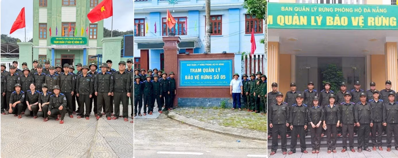 Lực lượng chuyên trách bảo vệ rừng tại Đà Nẵng đã được trang bị đồng bộ trang phục, tư trang.