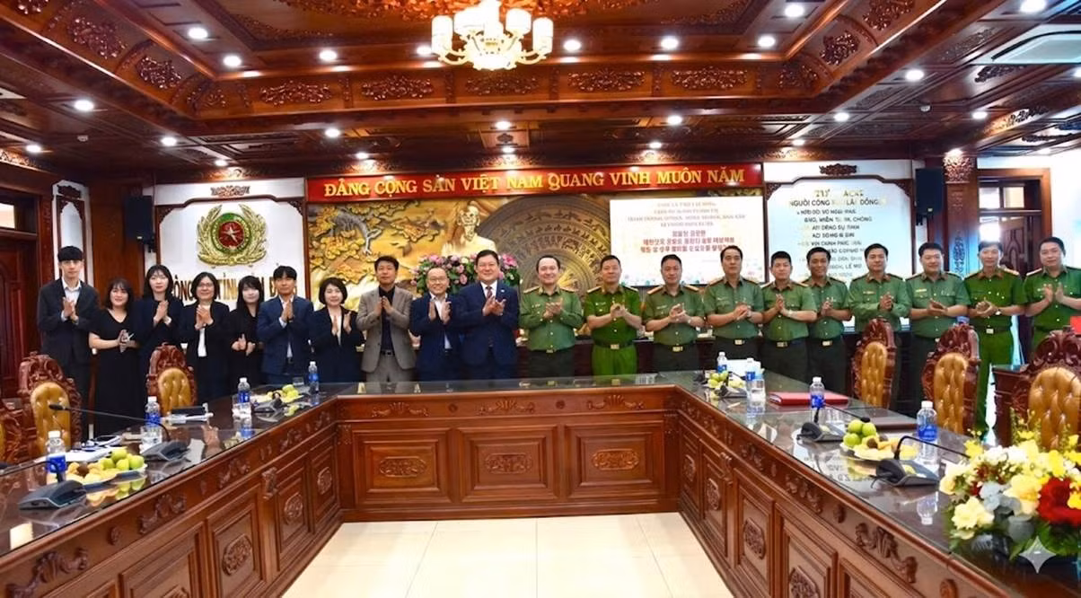 Công an tỉnh Lâm Đồng tăng cường hợp tác với thành phố Chuncheon, Hàn Quốc.