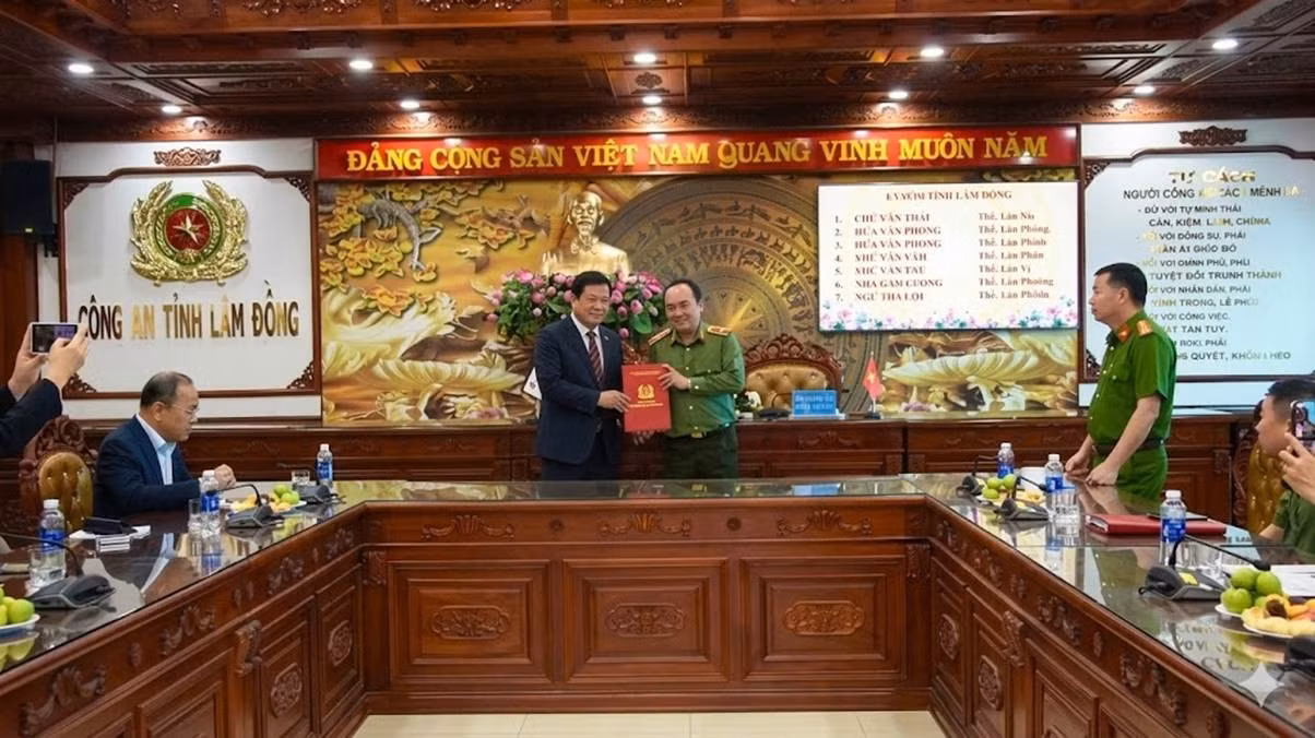 Công an tỉnh Lâm Đồng tăng cường hợp tác với thành phố Chuncheon, Hàn Quốc.