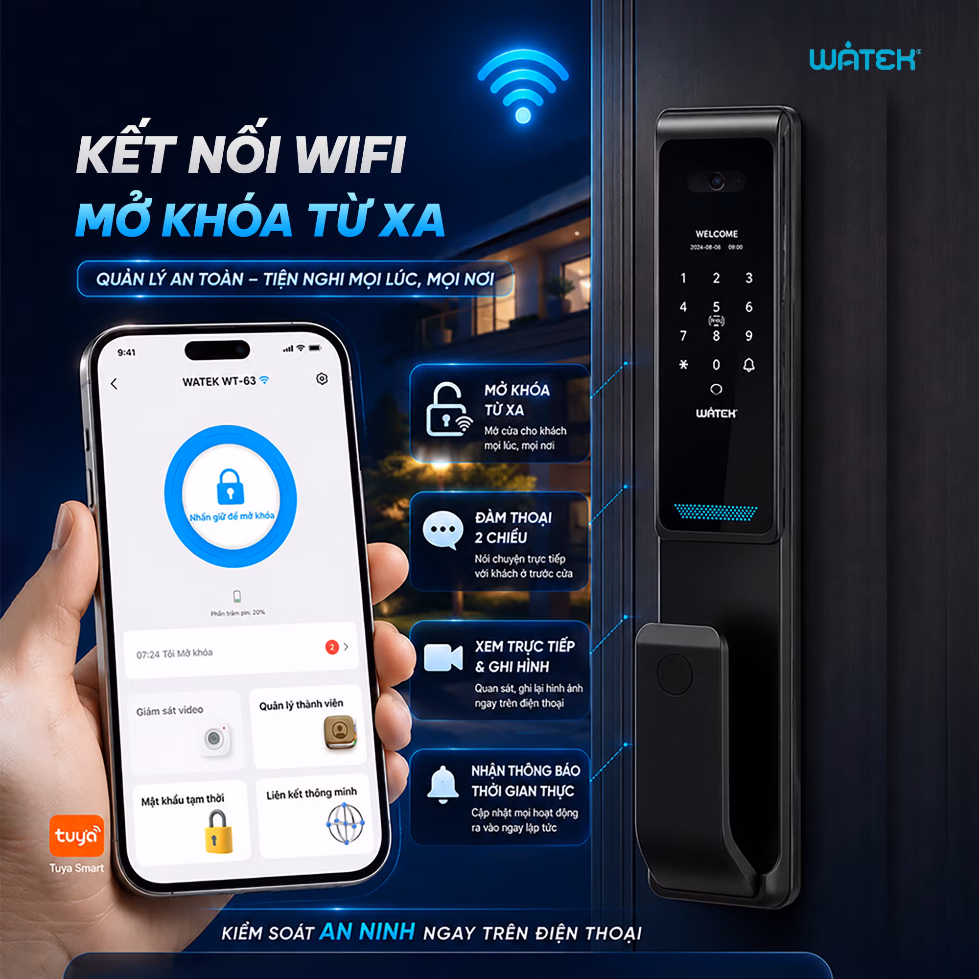 Khoá điện tử thông minh bảo vệ an toàn cho ngôi nhà của bạn ảnh 1