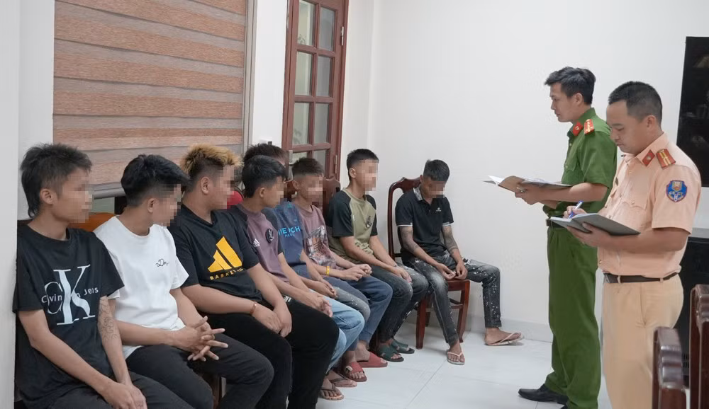 Lực lượng Công an đã nhanh chóng xác minh, làm rõ và triệu tập 17 đối tượng.