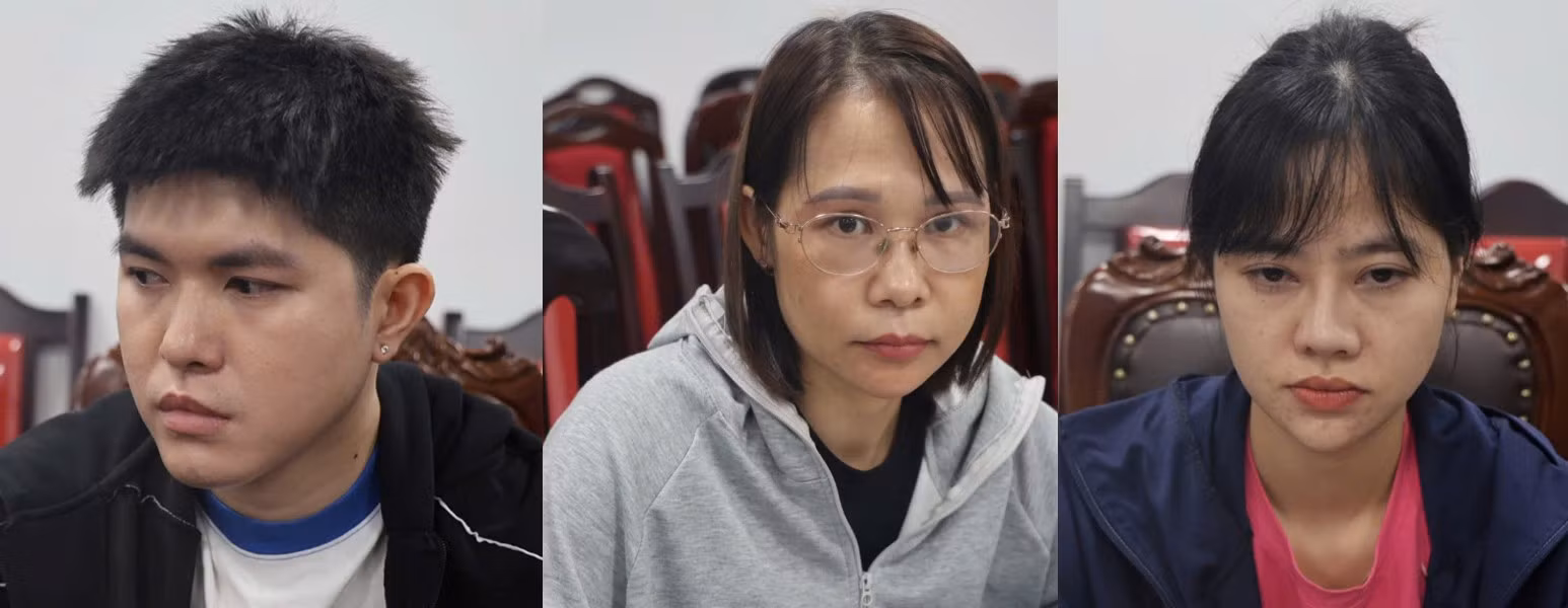 Đối tượng Nguyễn Phi Anh, Đào Thị Út và Nguyễn Thị Hà.