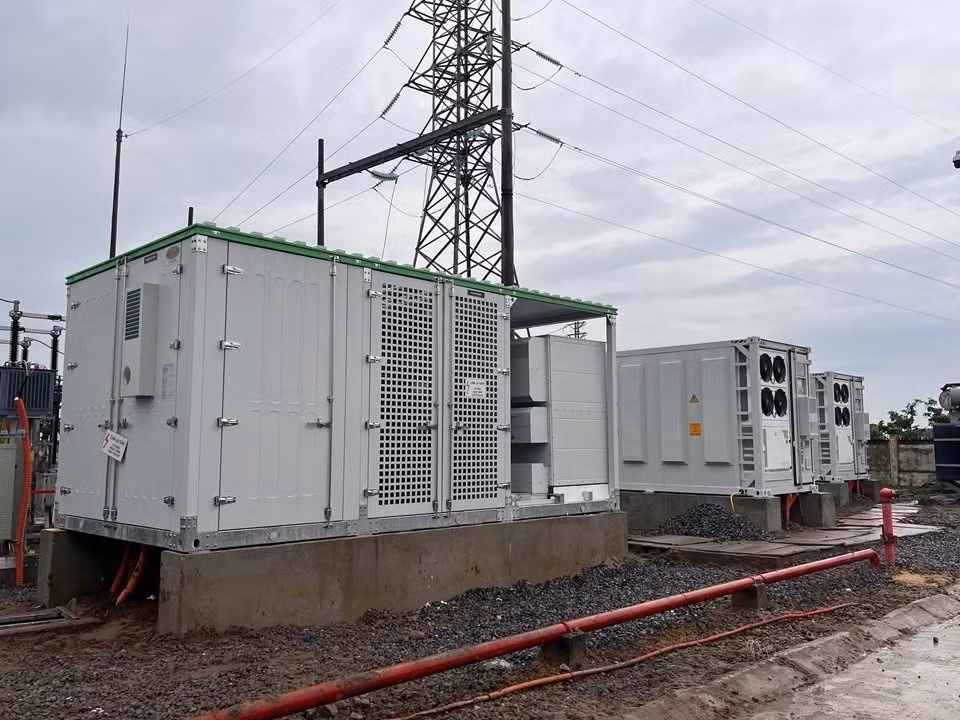 Hệ thống pin lưu trữ năng lượng (BESS) tại Trạm biến áp 110kV Phúc Sơn (E23.17), CTĐL Ninh Bình.