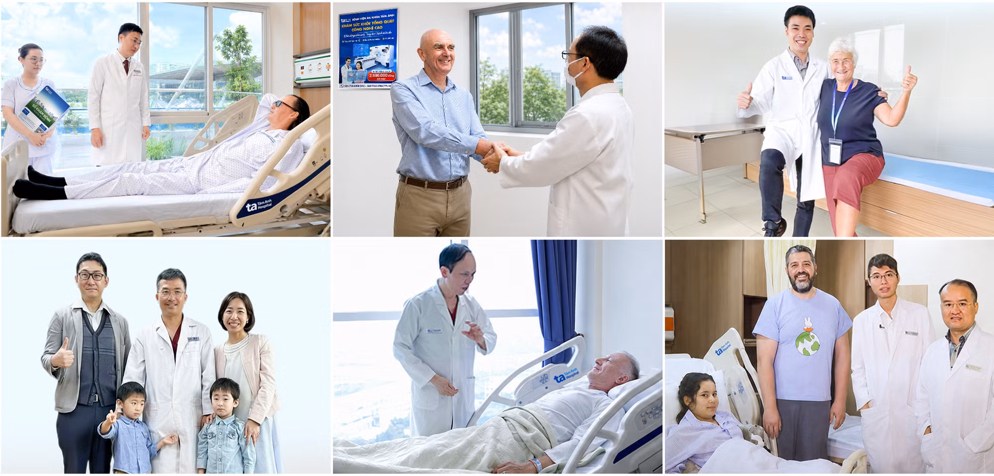 Hệ thống Bệnh viện Đa khoa Tâm Anh đang tiếp nhận khoảng 2,5 triệu lượt người khám chữa bệnh mỗi năm, trong đó hơn 12.000 lượt khách quốc tế. Ảnh: Bệnh viện Đa khoa Tâm Anh