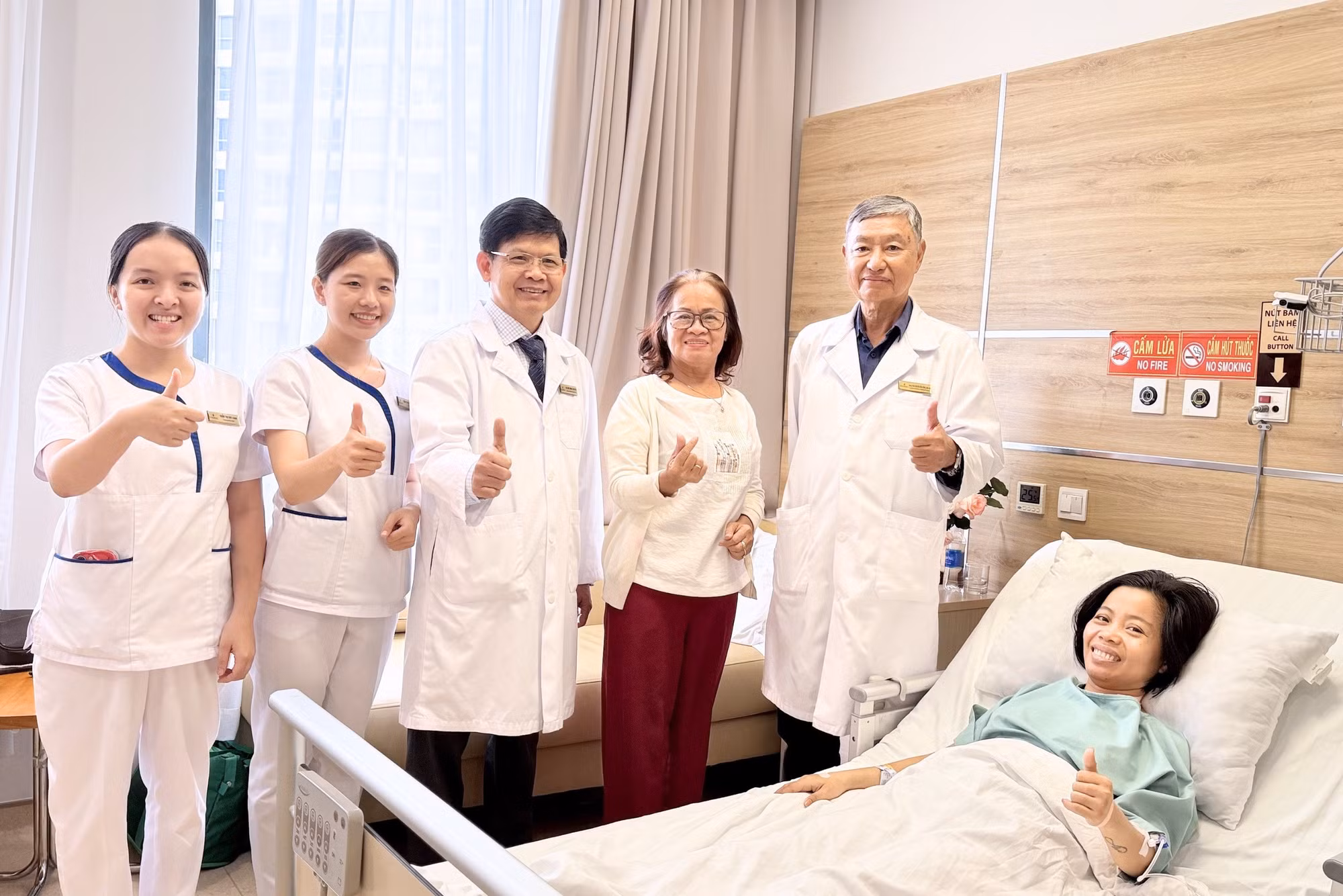 Bệnh nhân hồi phục sức khoẻ tốt chỉ 3 ngày sau ca phẫu thuật có sự hỗ trợ của robot.
