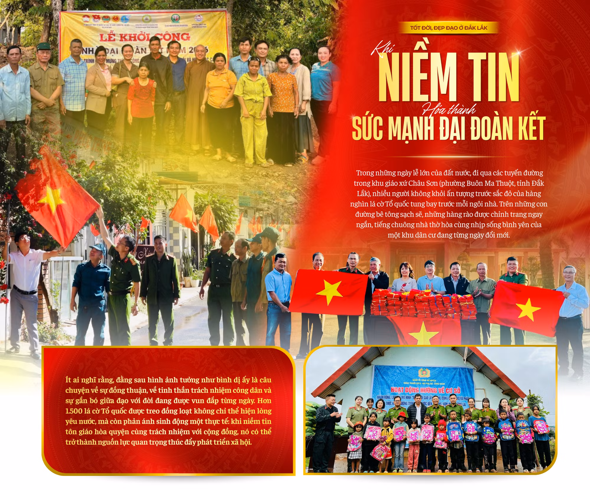 Tốt đời, đẹp đạo ở Đắk Lắk: Khi niềm tin hóa thành sức mạnh đại đoàn kết ảnh 1
