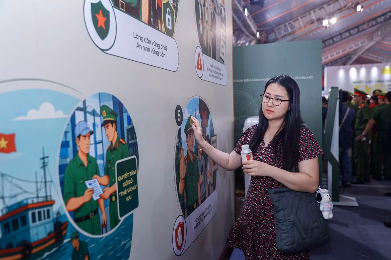 Trạm tiếp năng lượng Vinamilk trong sự kiện “Tổ quốc bình yên” ảnh 3