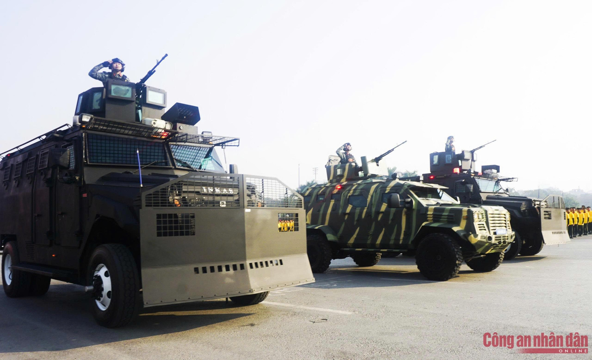 Ngắm dàn khí tài đặc chủng hiện đại của lực lượng CAND, sẵn sàng bảo vệ Đại hội XIV của Đảng -0