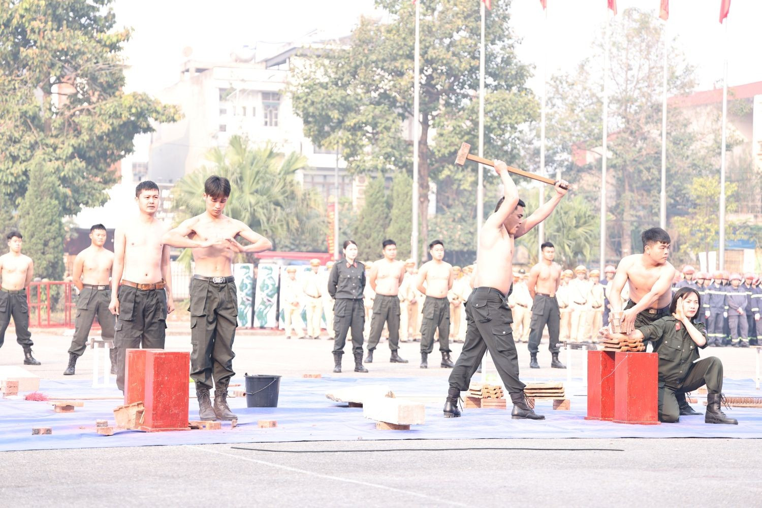 Phú Thọ diễn tập phương án tác chiến bảo đảm ANTT Đại hội đại biểu toàn quốc lần thứ XIV của Đảng -0