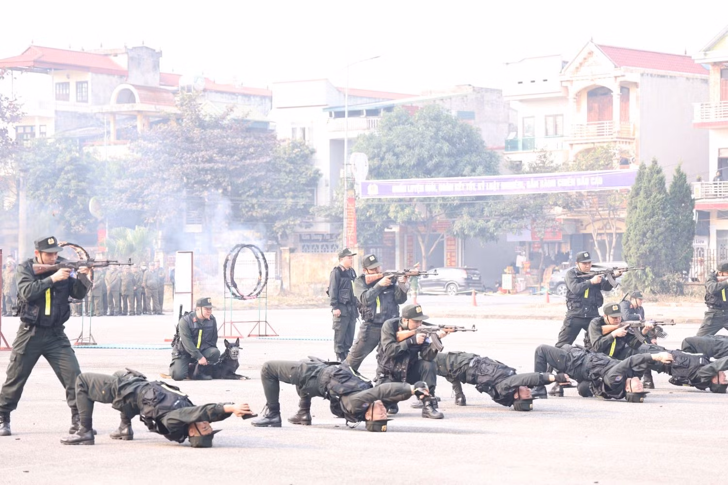 Phú Thọ diễn tập phương án tác chiến bảo đảm ANTT Đại hội đại biểu toàn quốc lần thứ XIV của Đảng -8