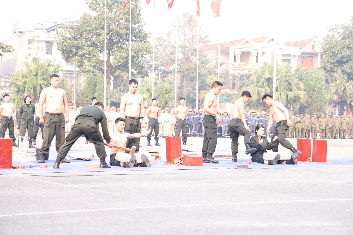 Phú Thọ diễn tập phương án tác chiến bảo đảm ANTT Đại hội đại biểu toàn quốc lần thứ XIV của Đảng -1