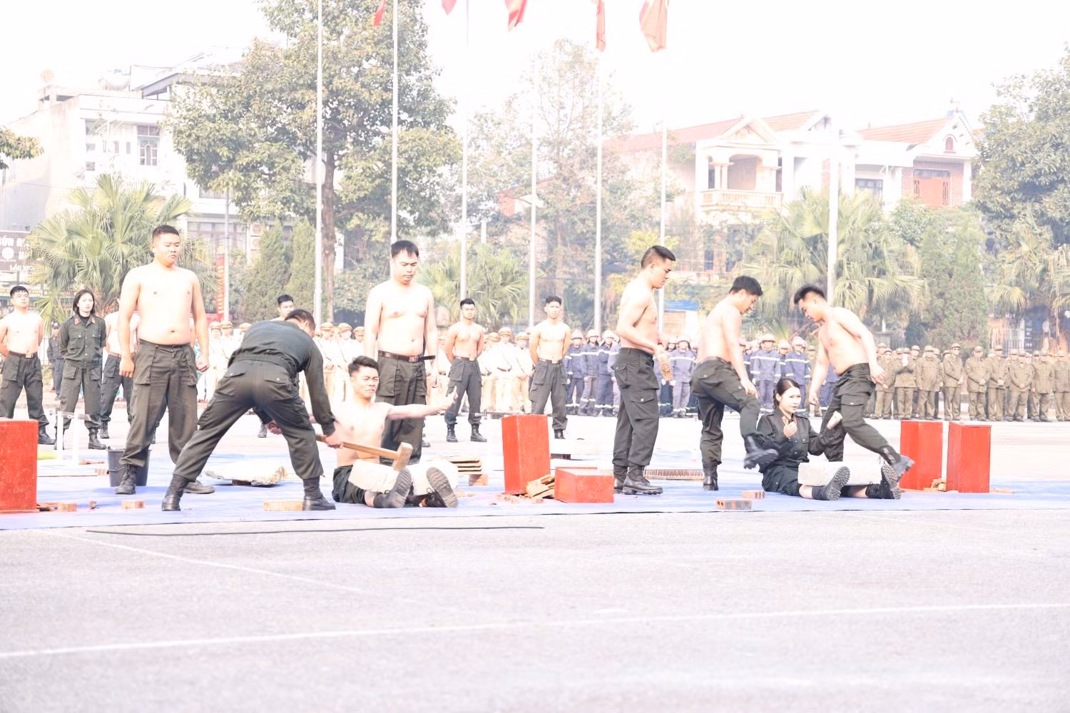 Phú Thọ diễn tập phương án tác chiến bảo đảm ANTT Đại hội đại biểu toàn quốc lần thứ XIV của Đảng -1