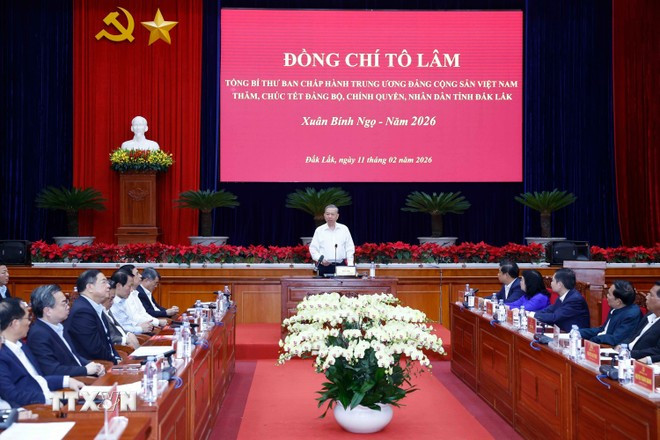 Tổng Bí thư Tô Lâm: Đắk Lắk phải trở thành đầu mối kết nối phát triển vùng -0