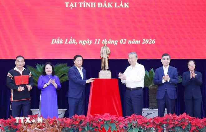 Tổng Bí thư Tô Lâm: Đắk Lắk phải trở thành đầu mối kết nối phát triển vùng -0