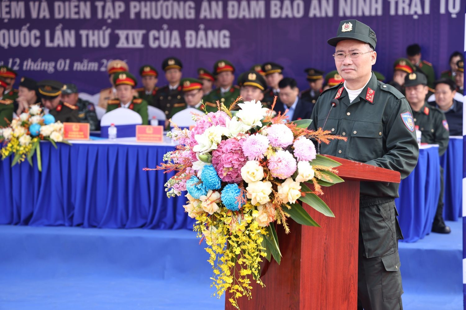 Phú Thọ diễn tập phương án tác chiến bảo đảm ANTT Đại hội đại biểu toàn quốc lần thứ XIV của Đảng -0