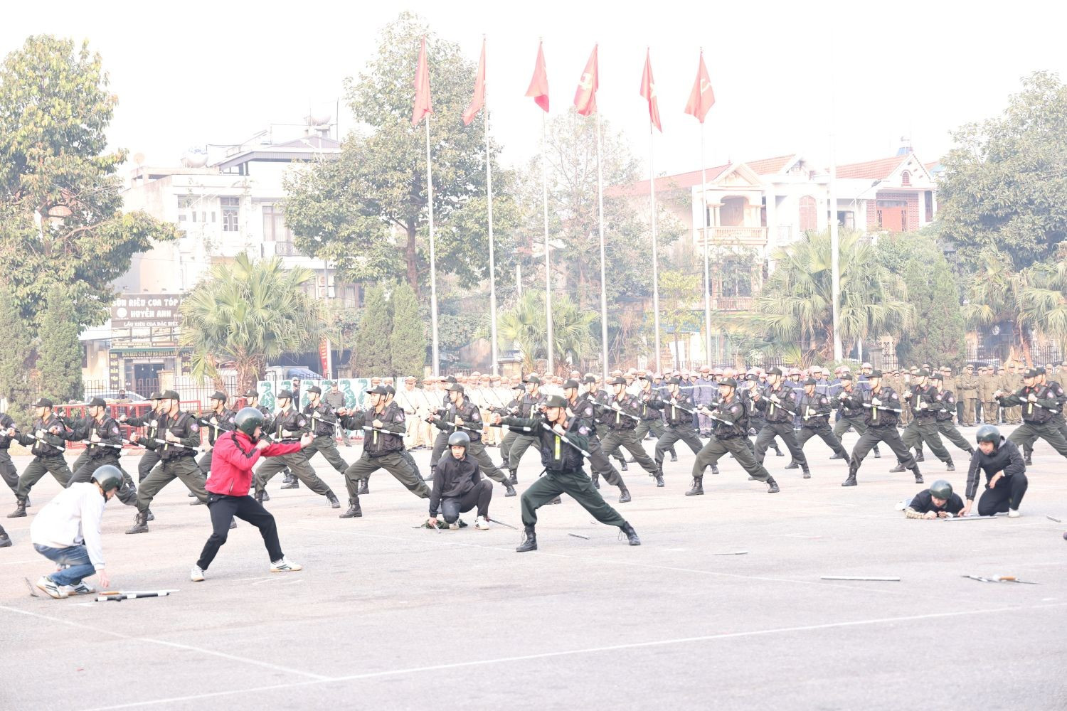 Phú Thọ diễn tập phương án tác chiến bảo đảm ANTT Đại hội đại biểu toàn quốc lần thứ XIV của Đảng -0