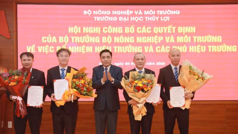 Giáo sư Nguyễn Trung Việt được bổ nhiệm làm Hiệu trưởng Trường Đại học Thủy lợi