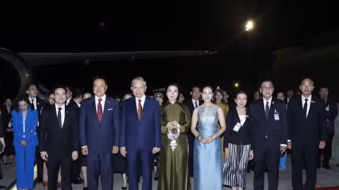 Tổng Bí thư, Chủ tịch nước Tô Lâm và Phu nhân kết thúc tốt đẹp chuyến thăm chính thức Vương quốc Thái Lan