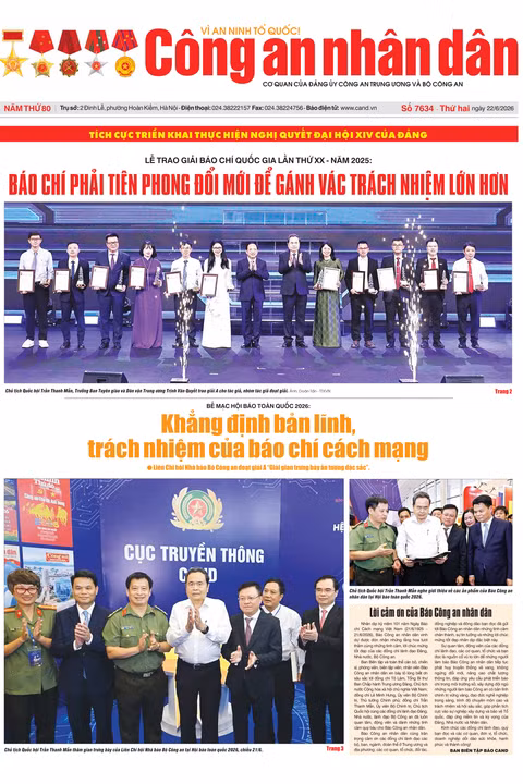 Báo in ngày 22/6/2026