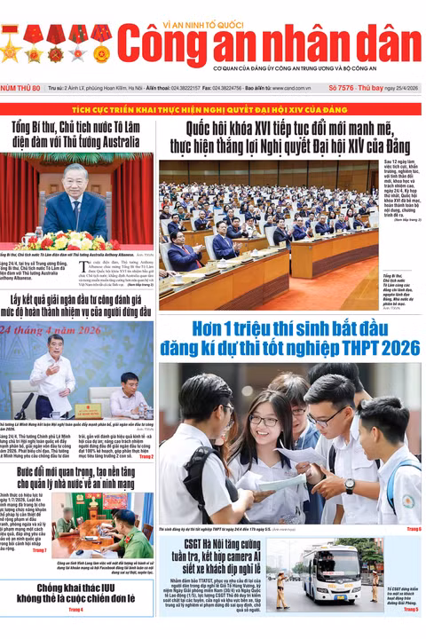 Báo in ngày 25/4/2026