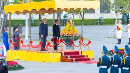 Tổng Bí thư, Chủ tịch nước Tô Lâm chủ trì lễ đón Tổng thống Thuỵ Sĩ Guy Parmelin thăm chính thức Việt Nam