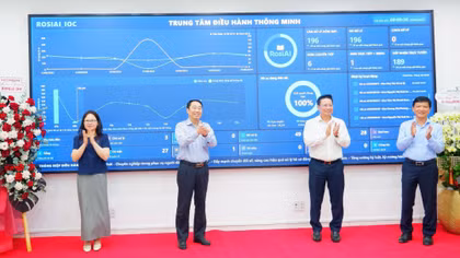 Trung tâm Đăng ký giao dịch, tài sản tại TP Hồ Chí Minh khai trương Trung tâm điều hành thông minh ROSIAI IOC
