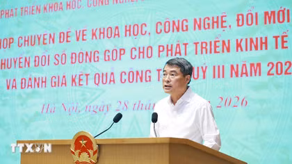 Thủ tướng chủ trì phiên họp chuyên đề về khoa học, công nghệ, đổi mới sáng tạo và chuyển đổi số đóng góp cho phát triển kinh tế-xã hội