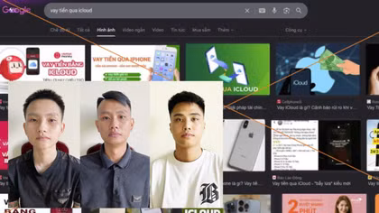 Bắt nhóm cho vay lãi đến 608%/năm qua iCloud điện thoại