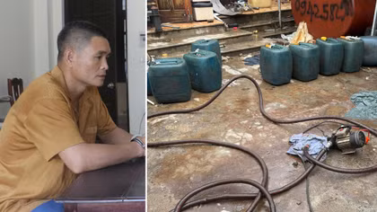Lái tàu cầm đầu đường dây rút trộm dầu diesel hơn 4,5 tỷ đồng