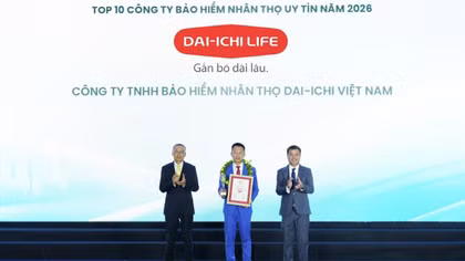 Dai-ichi Life Việt Nam tiếp tục khẳng định vị thế Top 3 Công ty BHNT uy tín 2026