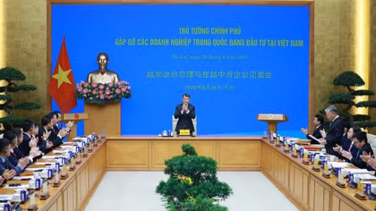 Thủ tướng: Các doanh nghiệp Trung Quốc cần tăng cường đầu tư với chất lượng cao hơn, công nghệ tiên tiến hơn