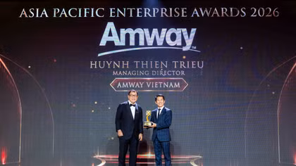 Tổng Giám đốc Amway Việt Nam hai năm liên tiếp được vinh danh Doanh nhân xuất sắc châu Á