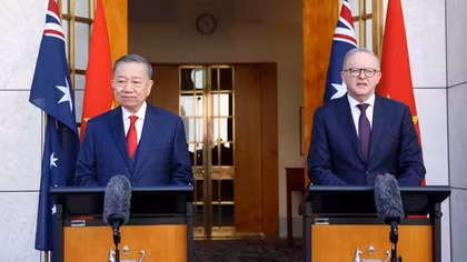 Tổng Bí thư, Chủ tịch nước Tô Lâm và Thủ tướng Australia gặp gỡ báo chí