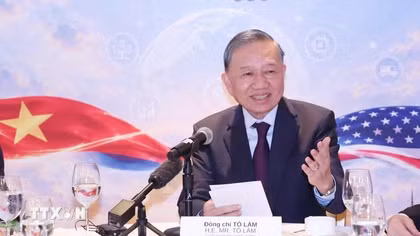 Tổng Bí thư, Chủ tịch nước Tô Lâm dự Tọa đàm với lãnh đạo định chế tài chính, quỹ đầu tư Hoa Kỳ