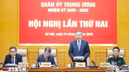 Tổng Bí thư, Chủ tịch nước Tô Lâm chủ trì Hội nghị Quân ủy Trung ương