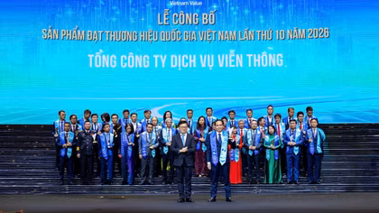 Ba dịch vụ của VNPT đạt Thương hiệu quốc gia Việt Nam năm 2026