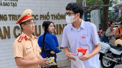 Công an các địa phương bảo đảm an toàn Kỳ thi tốt nghiệp THPT 