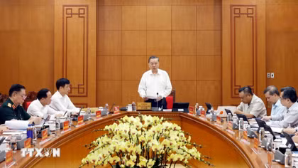 Tổng Bí thư, Chủ tịch nước Tô Lâm phát biểu.