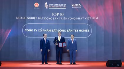 T&T Homes lập “cú đúp” tại Giải thưởng Quốc gia Bất động sản Việt Nam 