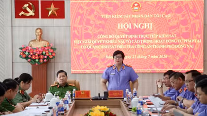 VKSND tối cao kiểm sát tại Cơ quan CSĐT Công an TP Đồng Nai