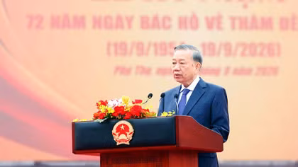 Phát biểu của Tổng Bí thư, Chủ tịch nước Tô Lâm tại Lễ kỷ niệm 72 năm Ngày Bác Hồ về thăm Đền Hùng