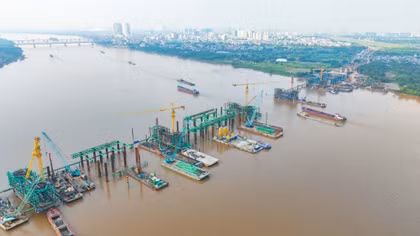 Cầu Trần Hưng Đạo đạt tiến độ “thần tốc” chỉ sau 8 tháng khởi công