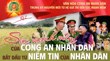Kỳ 2: Sức mạnh mềm của Công an nhân dân bắt đầu từ niềm tin của nhân dân
