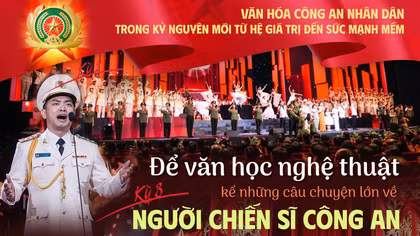 Kỳ 3: Để văn học nghệ thuật kể những câu chuyện lớn về người chiến sĩ Công an